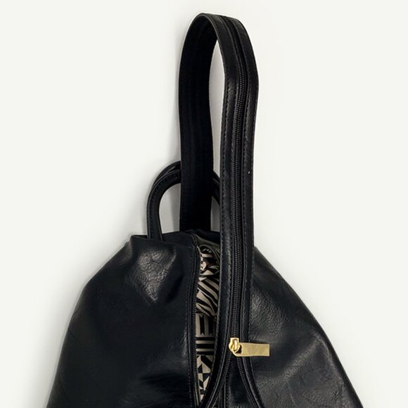 Le Miel | Faux Leather Convertible Backpack + Wallet | NWT main image 11